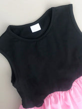 Seven Princess Young Girls Summer New Patchwork Sleeveless Round Neck Simple Casual Dress